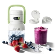 ZHENMI Portable Blender for Shakes and Smoothies, 33oz Personal Blender , BPA-Free, Cordless, Ice Crushing Blender for Travel, Gym, Home and Office