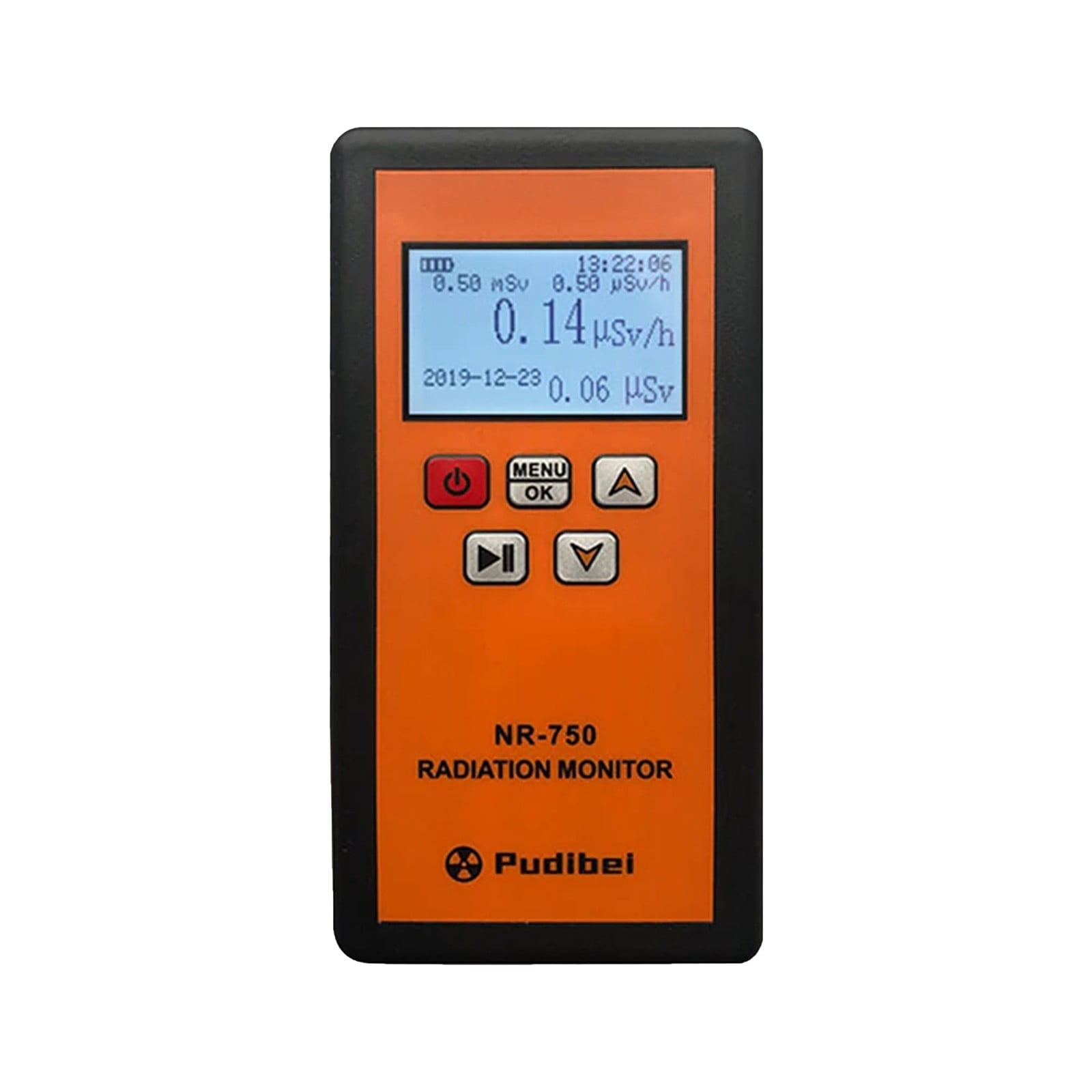 ZHENYANGli Handheld Portable Radiation Detector LCD Display Household Radioactive Tester Counter
