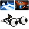 ZHHXYanh 2Pcs Led Eagle OIF8 Eyes Light 12V Ice Daytime Running Light