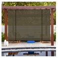 ZHI22 Hollow Rolling ShadeUV Blind Screen Outdoor Deck Gazebo Porch