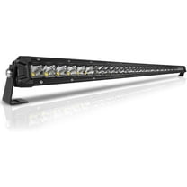 ZHIBO 42 Inch Single Row LED Light Bar, 40000LM Flood Spot Combo, Off Road Driving Light