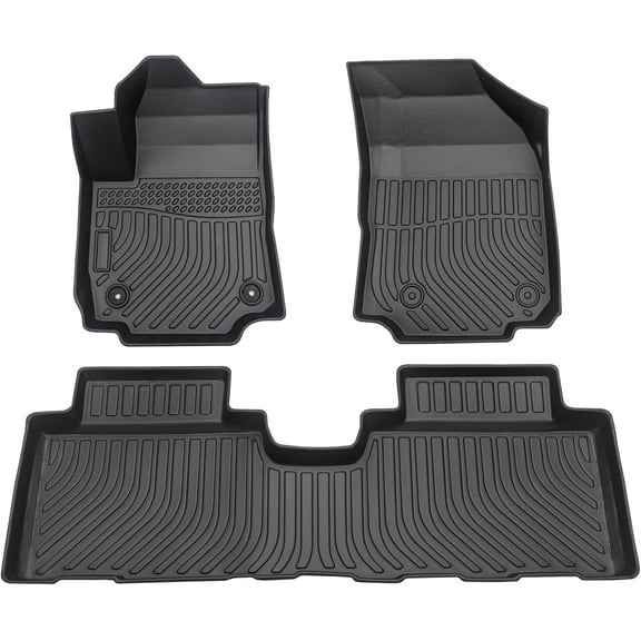 ZHIBO All-Weather Floor Mats for 2018-2022 Chevy Equinox & 2018-2023 GMC Terrain/Denali - 3D TPE Rubber Mats