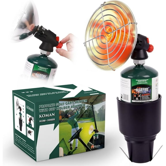 ZHIBO Golf Cart Heater with Cup Holder, Self Ignition