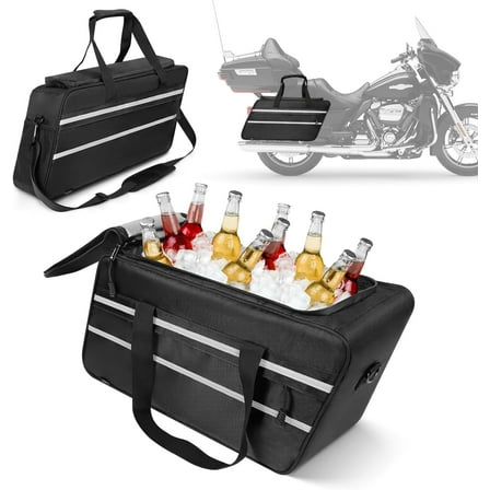 ZHIBO Motorcycle Saddlebag Cooler Liner Bag, Insulated for Harley Touring Models