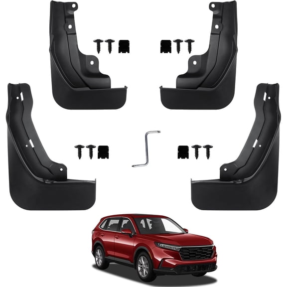 ZHIBO Mud Flaps for Honda CR-V 2023-2025, Aerodynamic Splash Guards, 4-PC Set