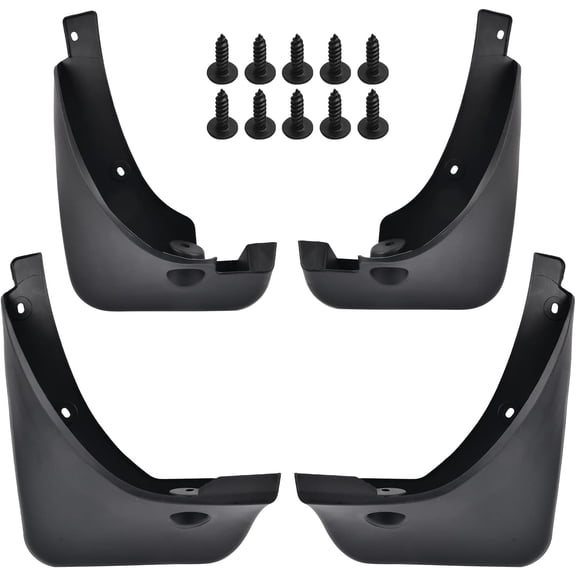 ZHIBO Mud Flaps for Toyota RAV4 2006-2012, 4-PC Set without Fender Flares
