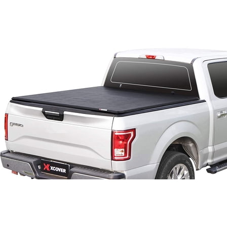 ZHIBO Soft Locking Roll-Up Tonneau Cover for 2015-2025 Ford F-150 & F-150 Lightning 5.6ft Bed