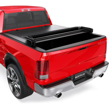 ZHIBO Soft Quad-Fold Tonneau Cover for 2002-2025 Ram 1500 & 2003-2024 Ram 2500/3500 6.5ft Bed (No RamBox)