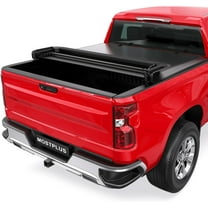 ZHIBO Soft Quad-Fold Tonneau Cover for 2019-2025 Chevy Silverado/GMC Sierra 1500 5.8ft Bed (2019 1500 ONLY)