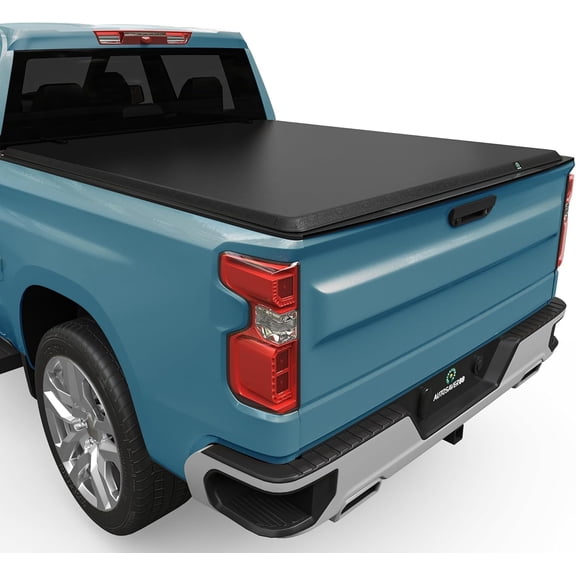 ZHIBO Soft Roll-Up Tonneau Cover for 2007-2025 Chevy Silverado/GMC Sierra 1500 5.8ft Bed