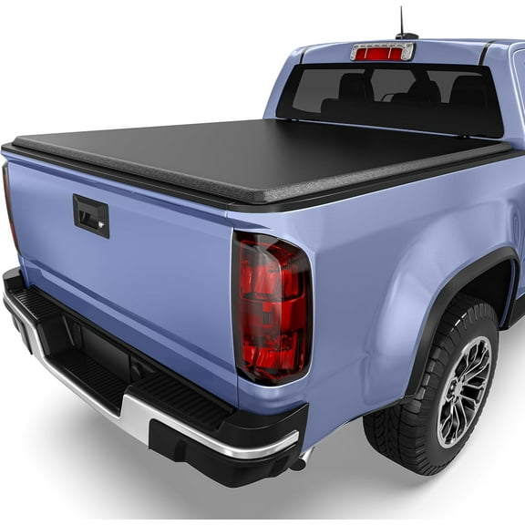 ZHIBO Soft Roll-Up Tonneau Cover for 2015-2025 Chevy Colorado/GMC Canyon 5.2ft Bed