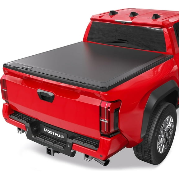 ZHIBO Soft Roll-Up Tonneau Cover for 2016-2023 Toyota Tacoma 6ft Fleetside Bed