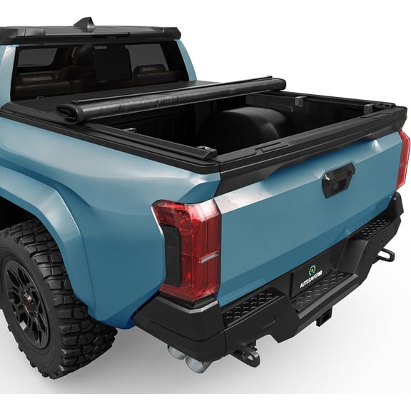 ZHIBO Soft Roll-Up Tonneau Cover for 2024-2025 Toyota Tacoma 5ft Bed (Excl. Trail Edition)