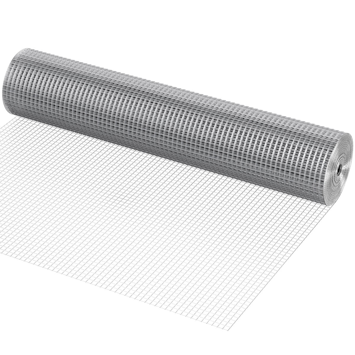 ZHICHUN 1/2 Inch 19 Gauge Hot Dipped Galvanized Hardware Cloth 36in x 50ft Steel Wire Mesh Roll for Rabbit Cages Garden & Small Rodent Protection