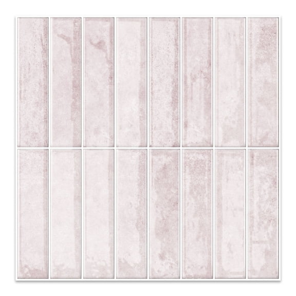 ZHICHUN 10Pcs 12x12 Inch Self Adhesive Splashproof Wall Tiles Peel And Stick Cuttable Waterproof Floor Stickers For Kitchen Bathroom DIY Home Decor
