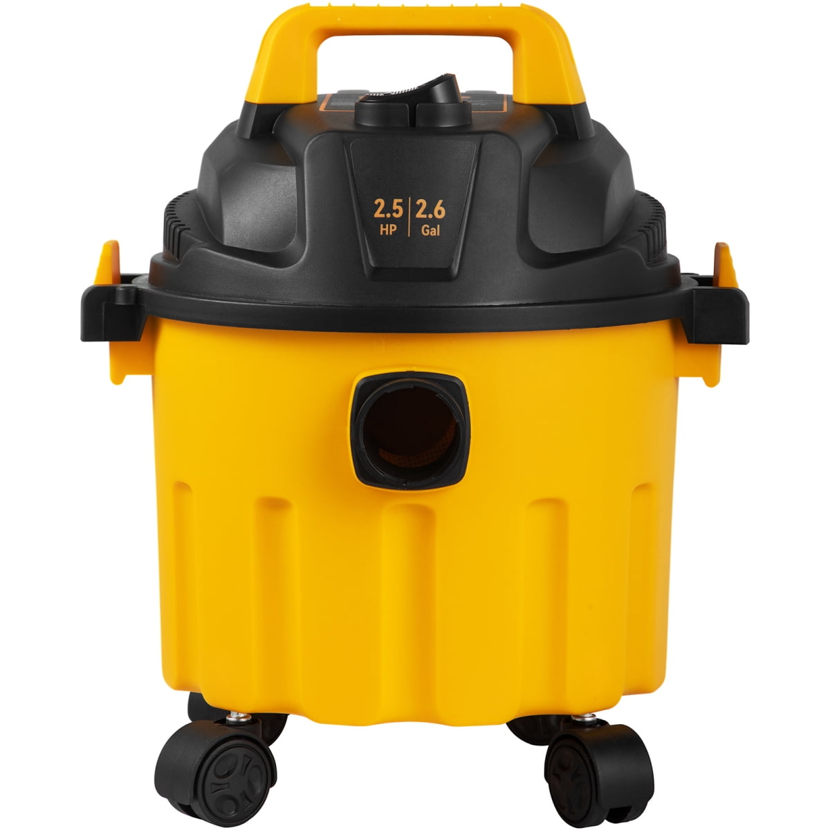 ZHICHUN 2.6 Gallon Wet Dry Vac 2.5 Peak HP 3 In 1 Portable Shop Vacuum With Blowing Function ETL Listed With Attachments For Floor Upholstery Gap And Car Cleaning Yellow