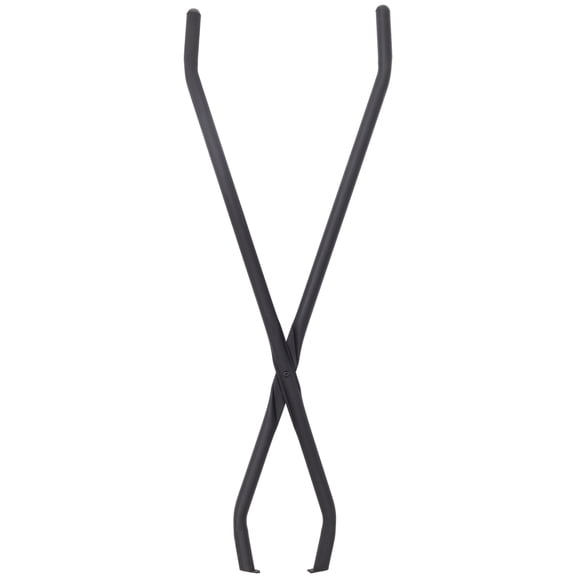 ZHICHUN 40 Inch Heavy Duty Fire Tongs Log Grabber Rustproof Metal Firewood Tool For Fire Pit Outdoor Bonfire Campfire Safe Log Moving Tool