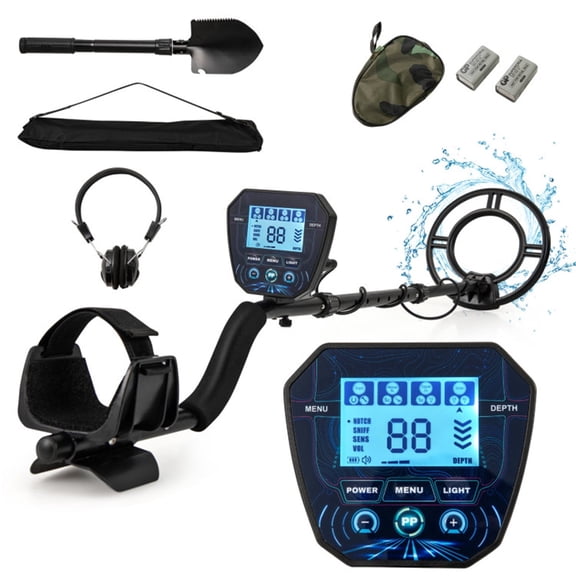 ZHICHUN Black LCD Display Metal Detector