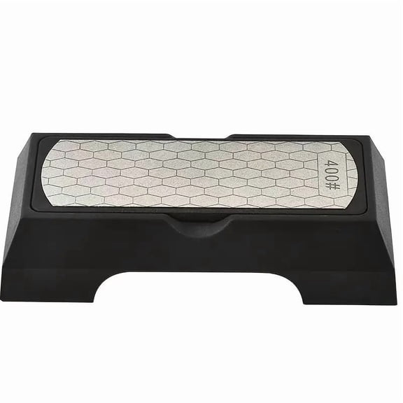 ZHICHUN Diamond Double Sided Sharpening Stone 400 and 1000 Grit with Non Slip Base for Knives Chisels Axes and Woodworking Tools