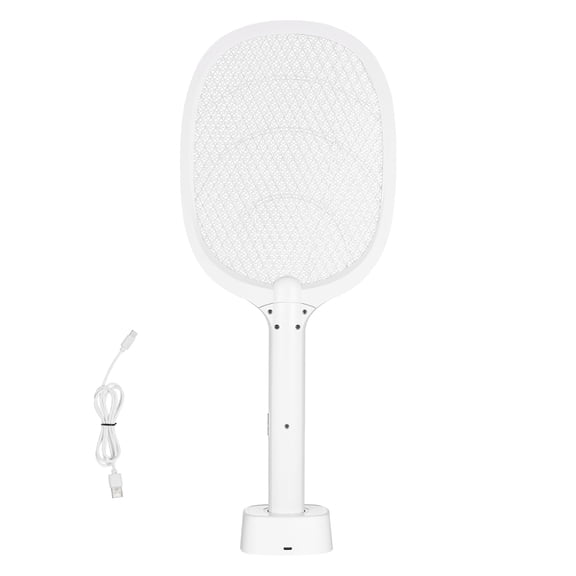 ZHICHUN Electric Fly Swatter 3 Layers Mesh Screen Display 1500mAh Rechargeable With UV Light Automatic And Manual Dual Modes