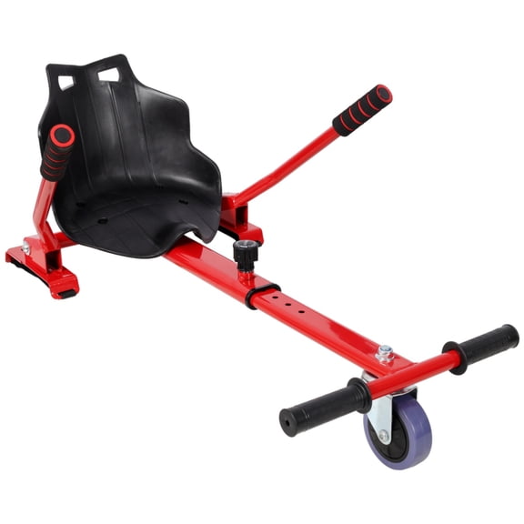 ZHICHUN Hoverboard Seat Attachment Go-Kart Adjustable Off-Road Steel Frame Hover Cart Fits 6.5" 8" 10" Hoverboards Hoverboard Not Included
