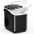 ZHICHUN Portable Desktop Ice Maker 6-8 Mins Fast Ice Machine with ...