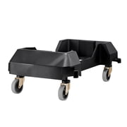 ZHICHUN Slim Trash Can Dolly with Wheels Heavy Duty 200lbs Capacity Rolling Base Fits 16/23 Gallon Container Bin Quiet Swivel Casters Waste Can Roller Dolly for Home Commercial Use