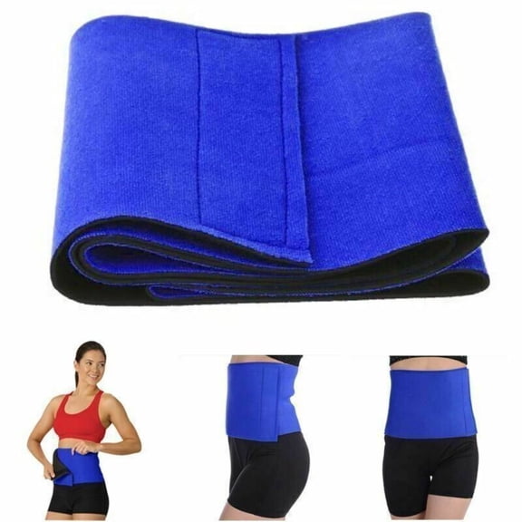 ZHICHUN Waist Trimmer Belt Sweat Band Wrap Ab Stomach Workout Support Enhancer