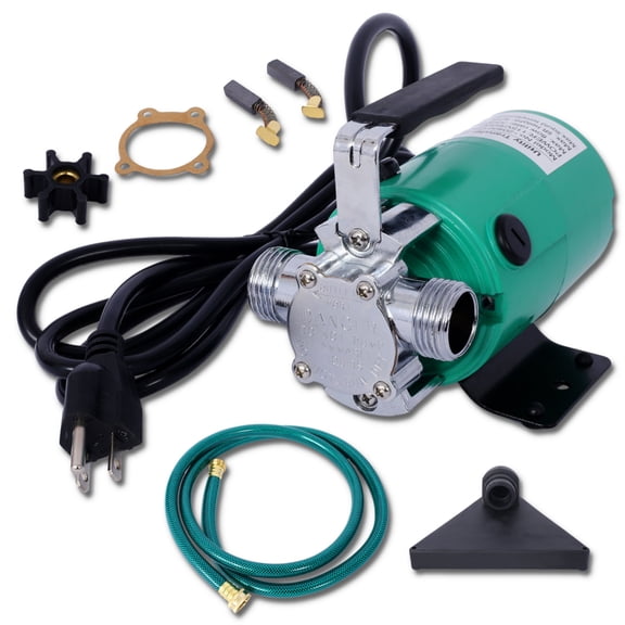 ZHICHUN Water Transfer Pump 115V 330GPH, Portable Electric Utility Pump with Hose Kit