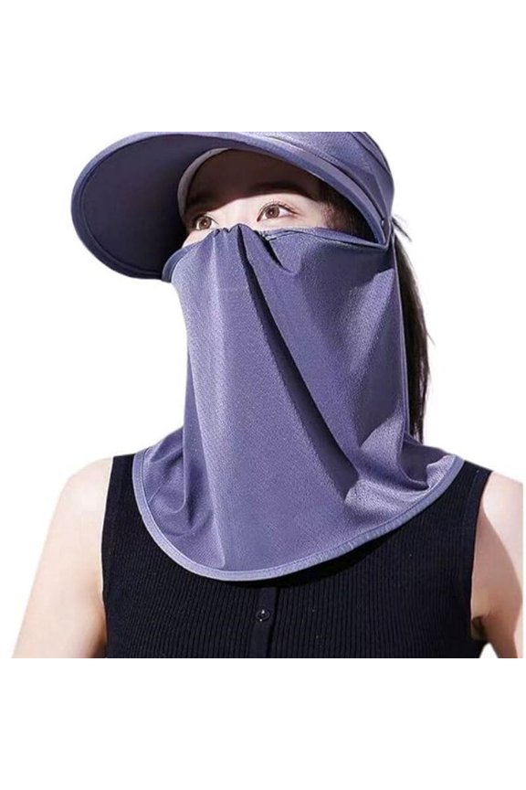 Womens UPF50 Plus UV Sun Protection Hat Waterproof Breathable Face Neck Flap Foldable Outdoor Cap