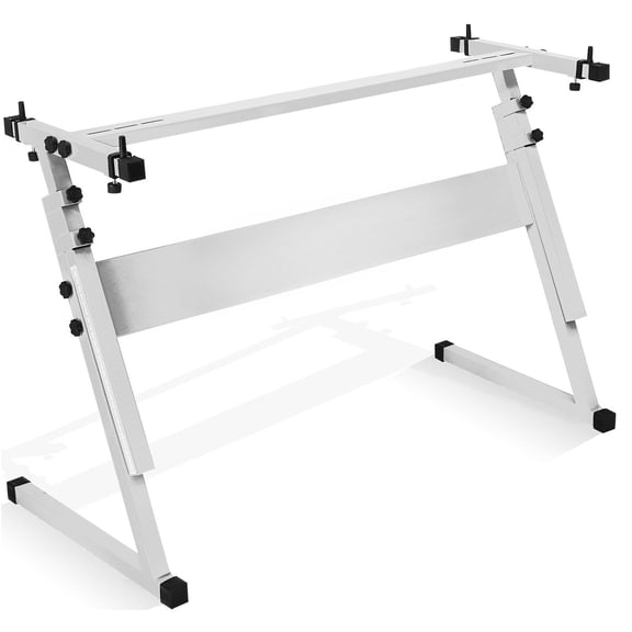 ZHICHUN Z Style Adjustable Keyboard Stand Foldable Sturdy Lift Holder For 54 61 Keys Instruments Black