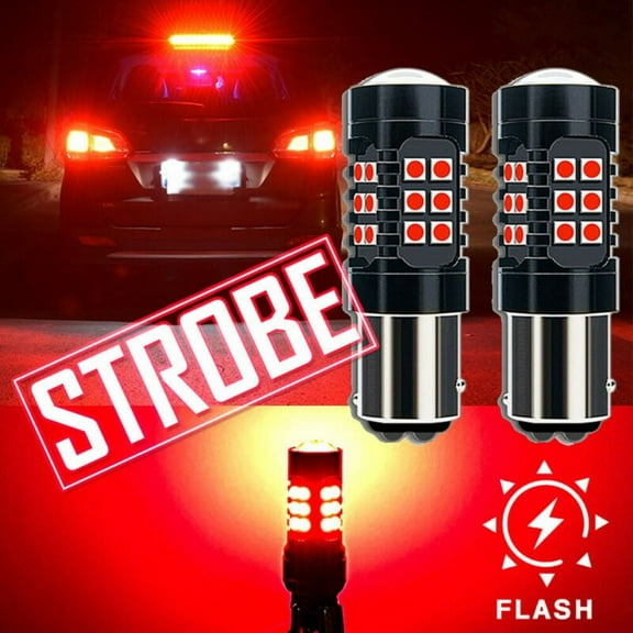 ZHIMAO 1157 LED Strobe Flashing 3 Times Stop Bulbs Tail Blinking Light Turn Signal Lamp LED Car Tail Bulb Brake Reverse Signal Light