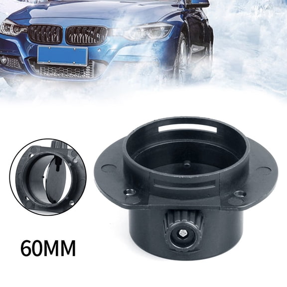 ZHIMAO 1PC Closeable Open Regulating Valve For 60mm Heater Air Duct Connector Y/T Branch Plastic Regulating Valve Car Truck Parts