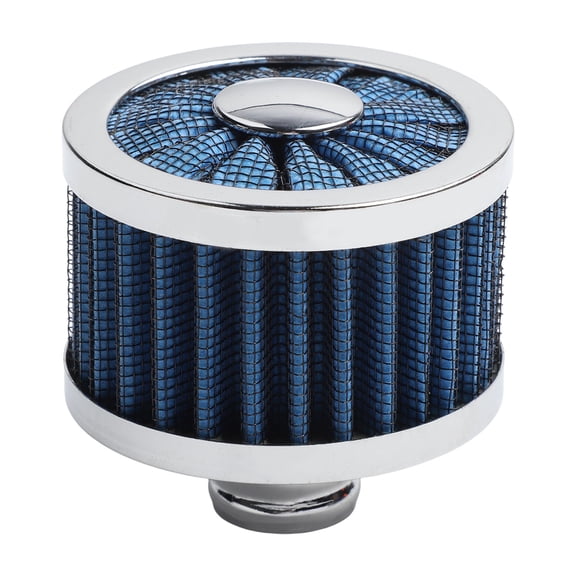 ZHIMAO 23mm Car Air Filter Cold Air Intake Filter High Flow Vent Valve Cover Breather Blue