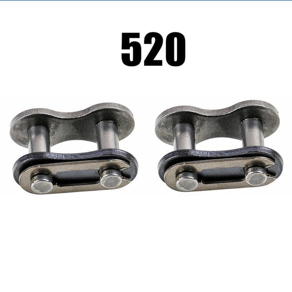 ZHIMAO 2PCS 520 Chain Master Connecting Link For ATV Scooter Motorcycle Chain Buckle Ring Link Master Joint Link With O-Ring Chain Lock