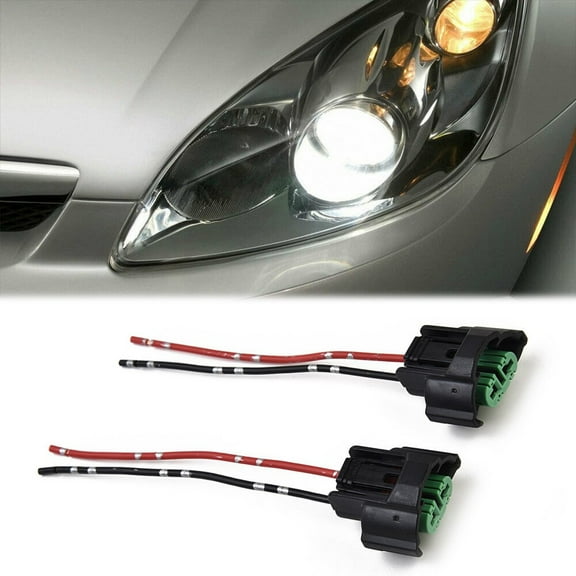 ZHIMAO 2Pcs H11 H8 Female Connector Adapter Wiring Harness Socket Car Wire Connector Cable Plug Adapter For Foglight Head Light