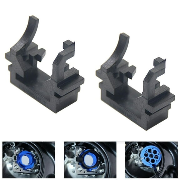ZHIMAO 2pcs H1 LED Headlight Bulb Holders Adapters Socket For Ford Focus Fiesta Car Auto High Beam Headlamp Light Base Mount Socket