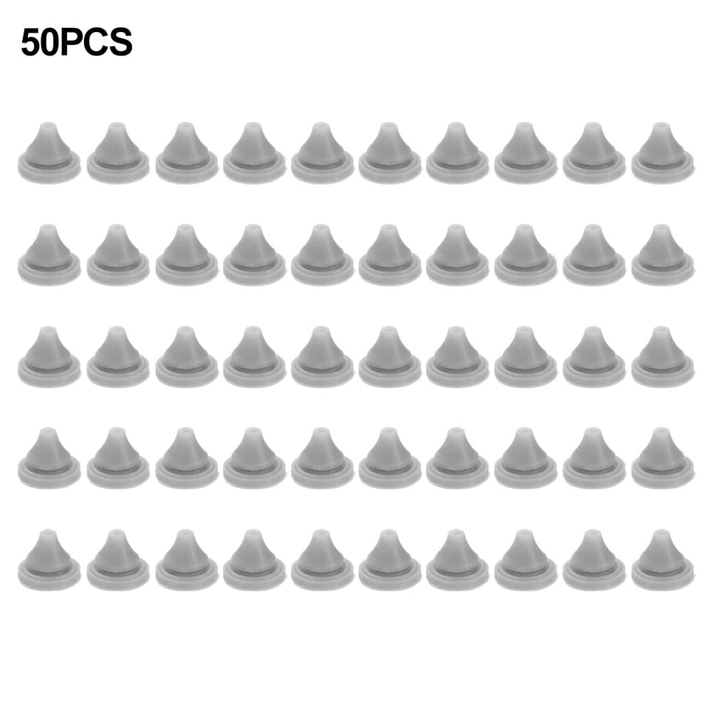 ZHIMAO 50pcs Shower Head Silicone Nozzles Replacement Part Spray Silicone Water Spray Nozzles Bathroom Shower Head Supplies