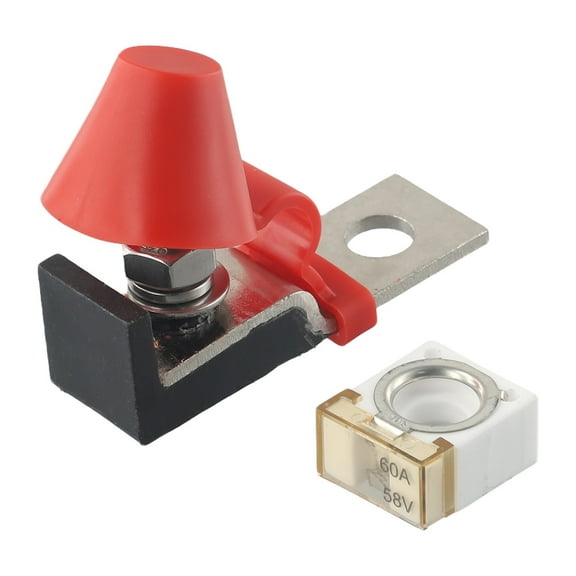 ZHIMAO AMP MRBF Fuse Holder Upgrade Your Battery Terminal Setup! 60 AMP MRBF Fuse Holder Mount 8MM with Fuse Included