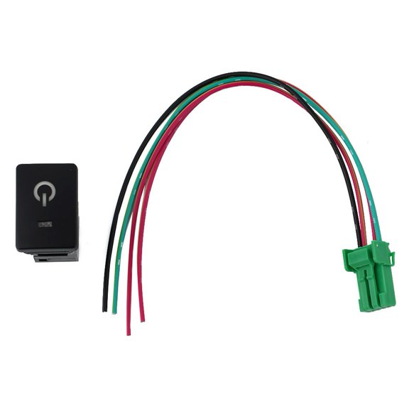 ZHIMAO Bumper Lights Push Switch Push Button Camera Lights Switch DC 12V DRL Fan Blower 1pc Paking Lights 2-LED Plastic Power Lights