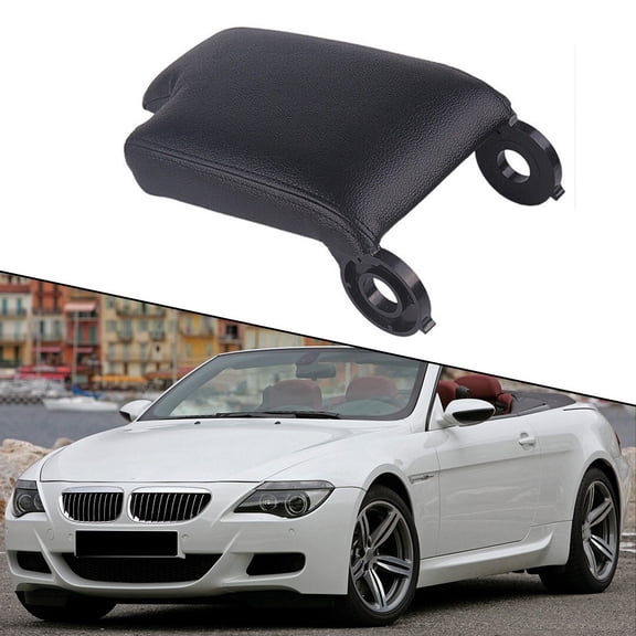 ZHIMAO Car Armrest Box Cover For BMW For E46 For 3Series Interior Center Console Lid Rest Cap Lid ABS Replacement