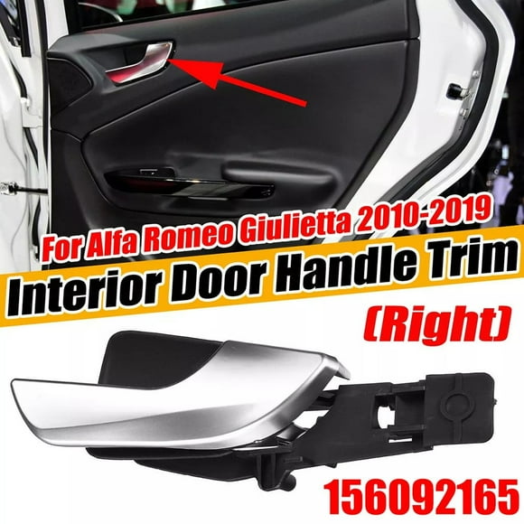 ZHIMAO Car Front Right Side Interior Door Handle Trim For Alfa Romeo Giulietta 2010-19