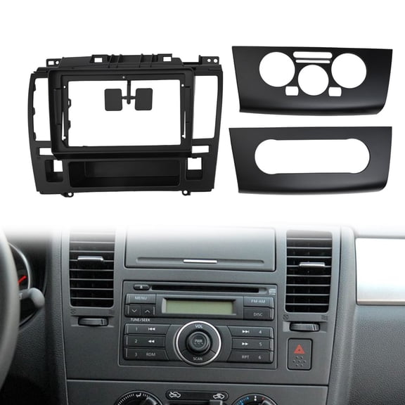 ZHIMAO Car Radio Fascia Frame Install Panel Dashboard For Nissan For Tiida 2005-2010 For Nissan Latio 2005-2010