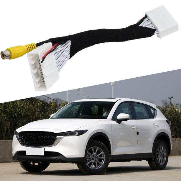 ZHIMAO Car Rear View Back Up Camera Video Input CableeeeeeeeeeeeeeeeeeeeeeeeeeeeeeeeeeeeeCamera Adapter Cable Kit 12V