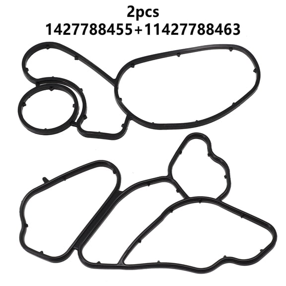 ZHIMAO For BMW 3 5 6 7 Series X 3 X 5 Element Seal Gasket 11427788455 + 11427788463 Direct Fit Direct Replacement Housing Oil Filter