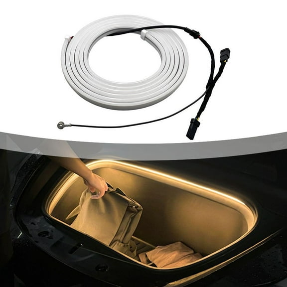 ZHIMAO Front Trunk Brighten LED Strip Waterproof Flexible Light For Tesla For Model Y Front Trunk Light Yellow