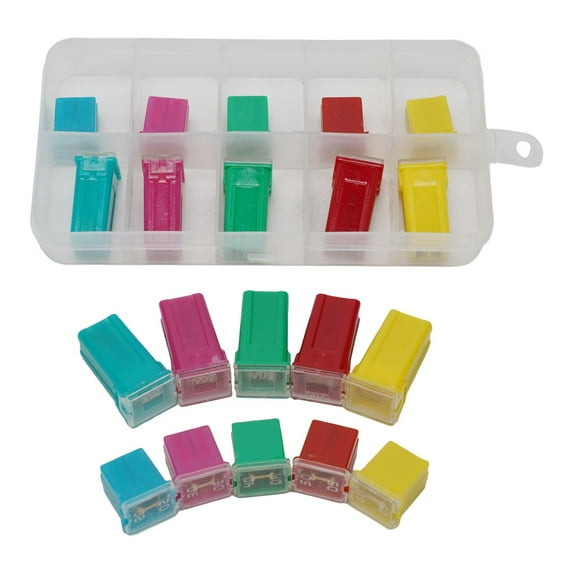 ZHIMAO Fuse Pack Kit DC 12-32V Pack Kit Assortment Fuse Car Auto Fine Workmanship Long Lasting Van Square Fuse Panels