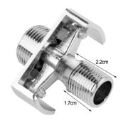 ZHIMAO High Quality Adapter Shower Faucet Wall Mounted Replacement Shower Head Silver Spare Parts The Angle Of Intake Pipe Short