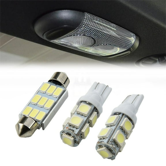 ZHIMAO Inner White LED Dome Replaced Reading Light Bulbs For Jeep Wrangler JK 2007-2018 6000K Accessories For Vehicles