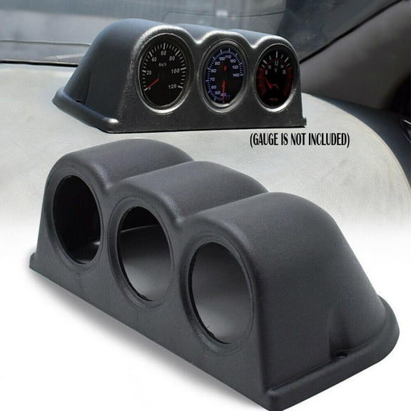 ZHIMAO Instrument Mounting Bracket Holder Dash Pillar Mount Pod Panel 2in 3 Hole
